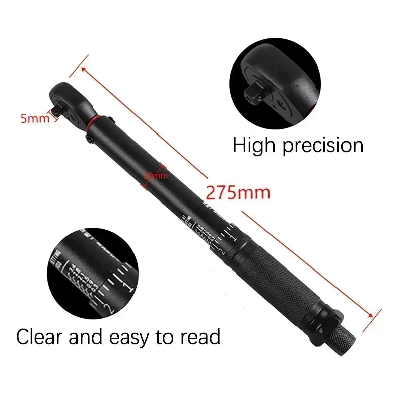 DUTRIEUX Adjustable Torque Wrench | ±3% Accuracy | 1/4", 3/8" & 1/2" Drive | High Carbon Steel