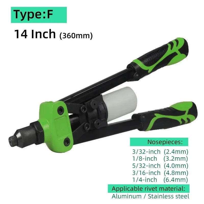 Double Handle Blind Rivet Gun | Manual Labour-Saving Riveter | Multiple Types