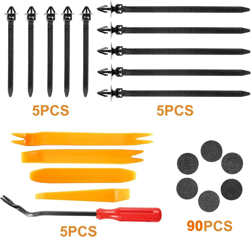 Car Fastener Clip Kit – Push Retainer Pins & Rivets (100 to 925 pcs)