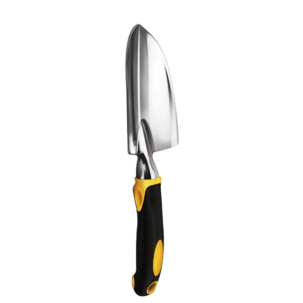 FATCOOL Garden Hand Tools | Trowel, Transplanter, Cultivator, Weeder & Fork | Ergonomic Handle | Individual or 5-Piece Set