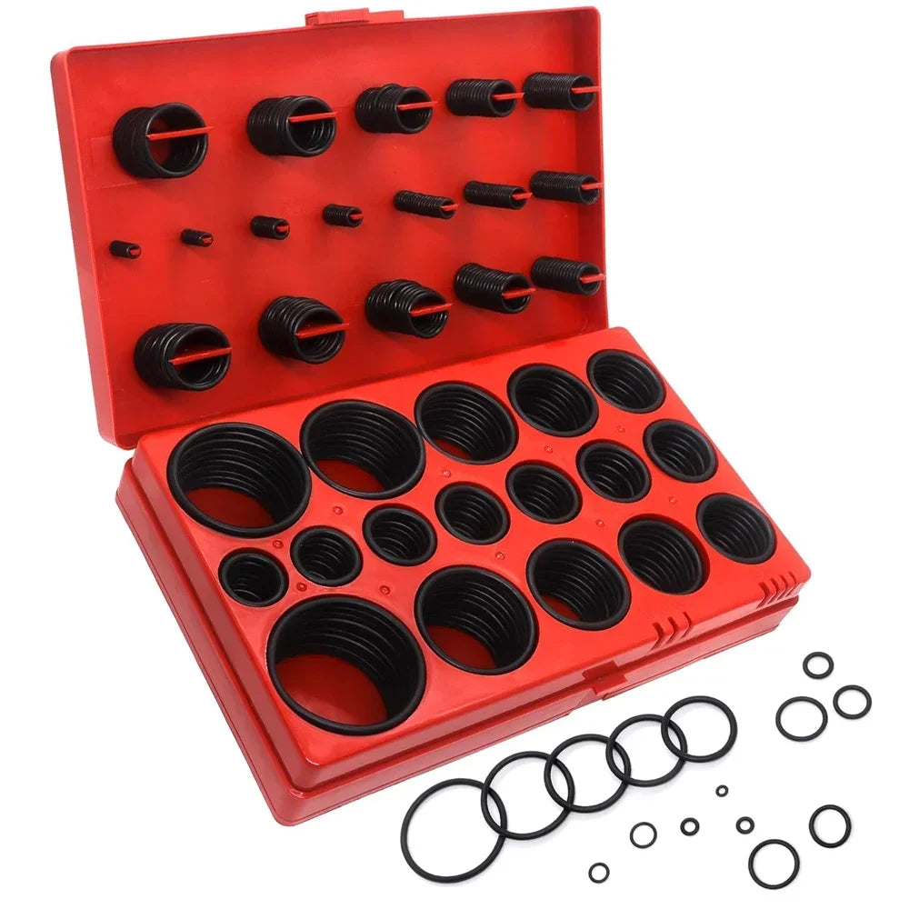 Nitrile Rubber O-Ring Assortment Kit – 32 Sizes (225pcs or 419pcs)