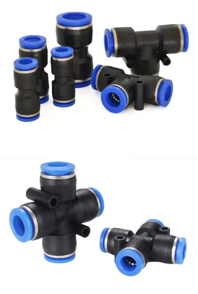 4mm Pneumatic Fittings Kit – 114-Piece Quick-Release Air Hose Connectors (1 or 5 Box)