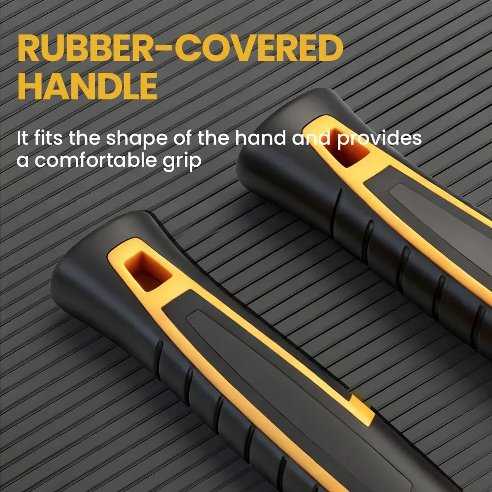 AIRAJ Multifunctional Hammer Set – Shock Reduction Grip | Octagonal, Claw, Rubber Mallet