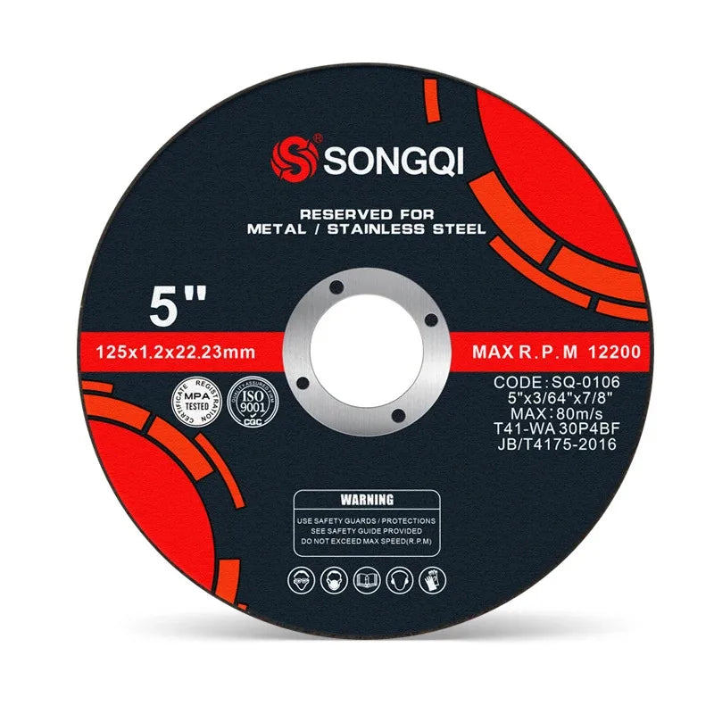 125mm Ultra-Thin Angle Grinder Cutting Discs – Metal & Stainless Steel, 1.2mm (15, 25 or 50 Pack)