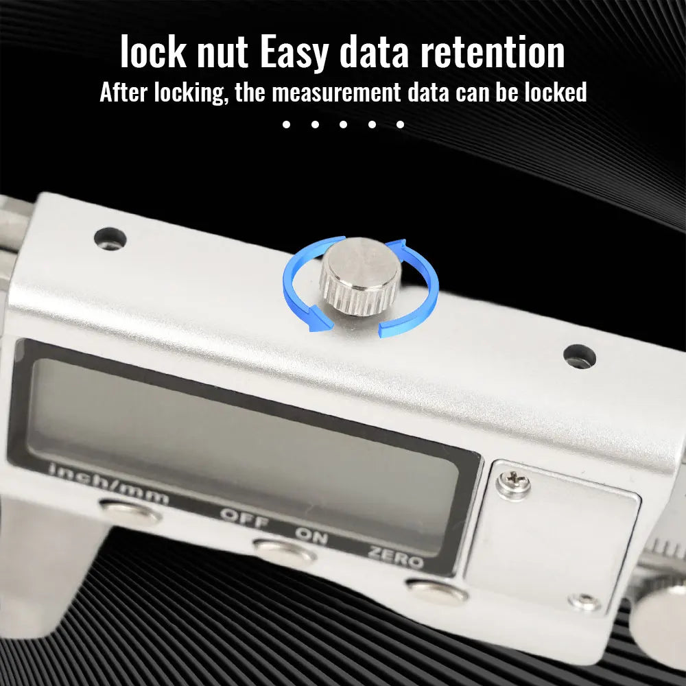 150mm Digital Vernier Caliper – Stainless Steel 0.01mm Precision Measuring Tool