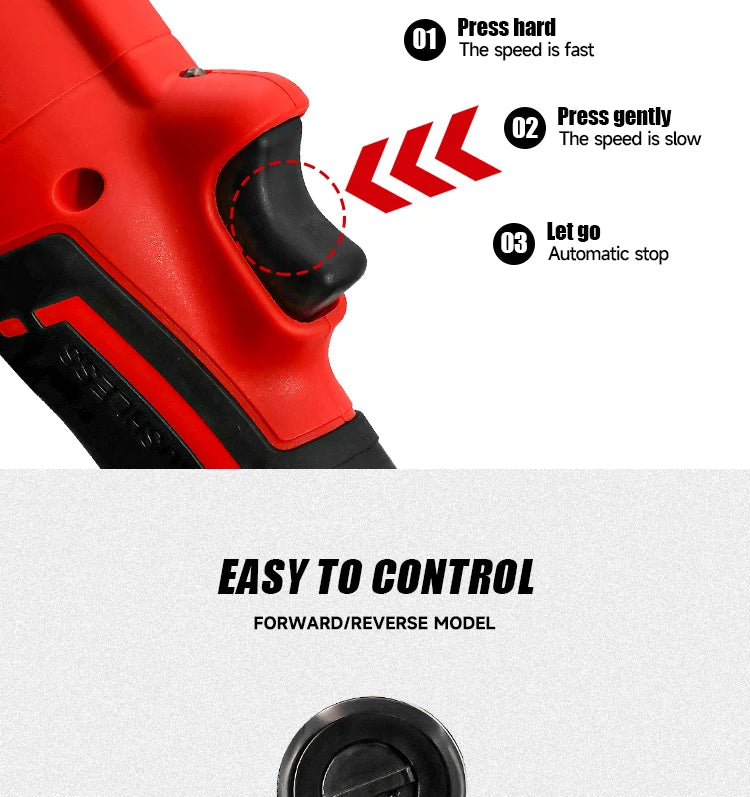 M-WALK 18V Cordless Brushless Ratchet Wrench – Right Angle, 80Nm, 1/2" & 3/8" Drive