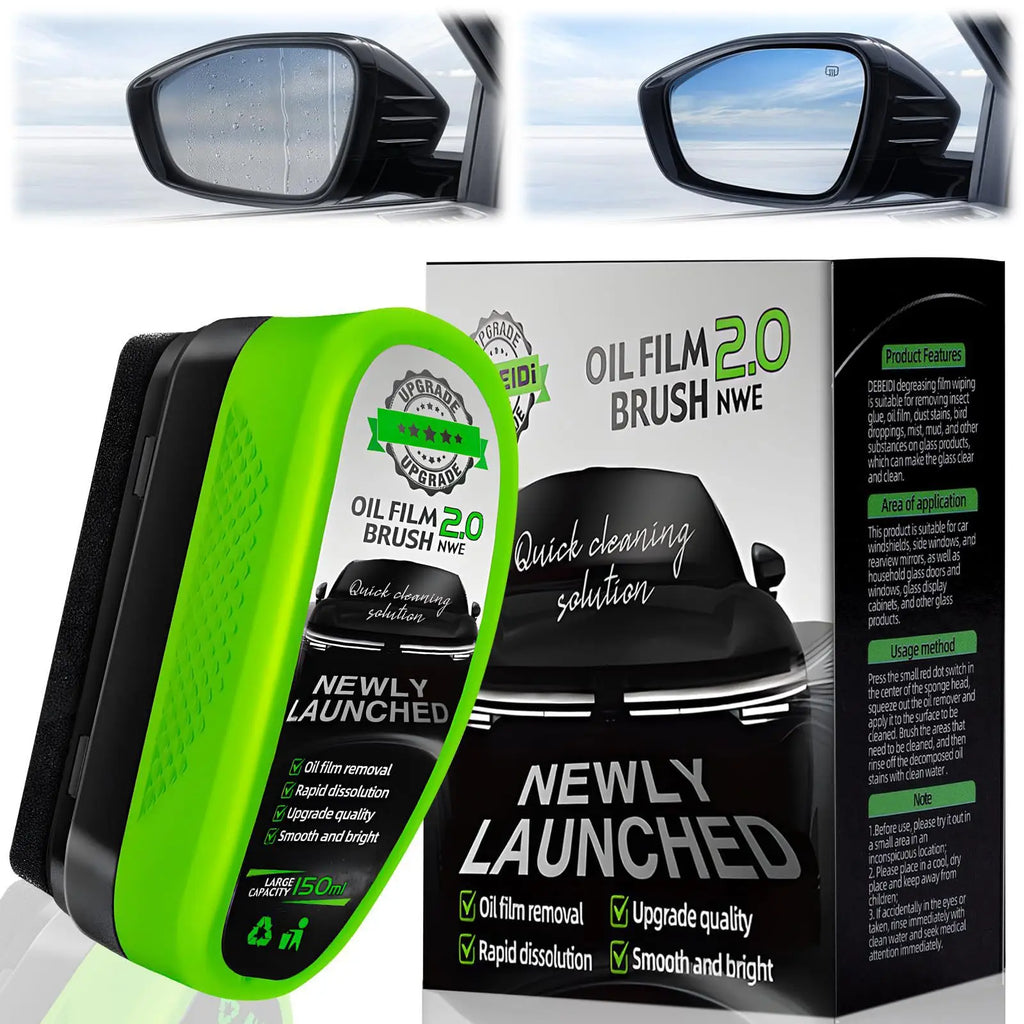 Car Glass Oil Film Remover & Hydrophobic Coating | 150ml | Windshield Cleaner | 1pc or 2pc
