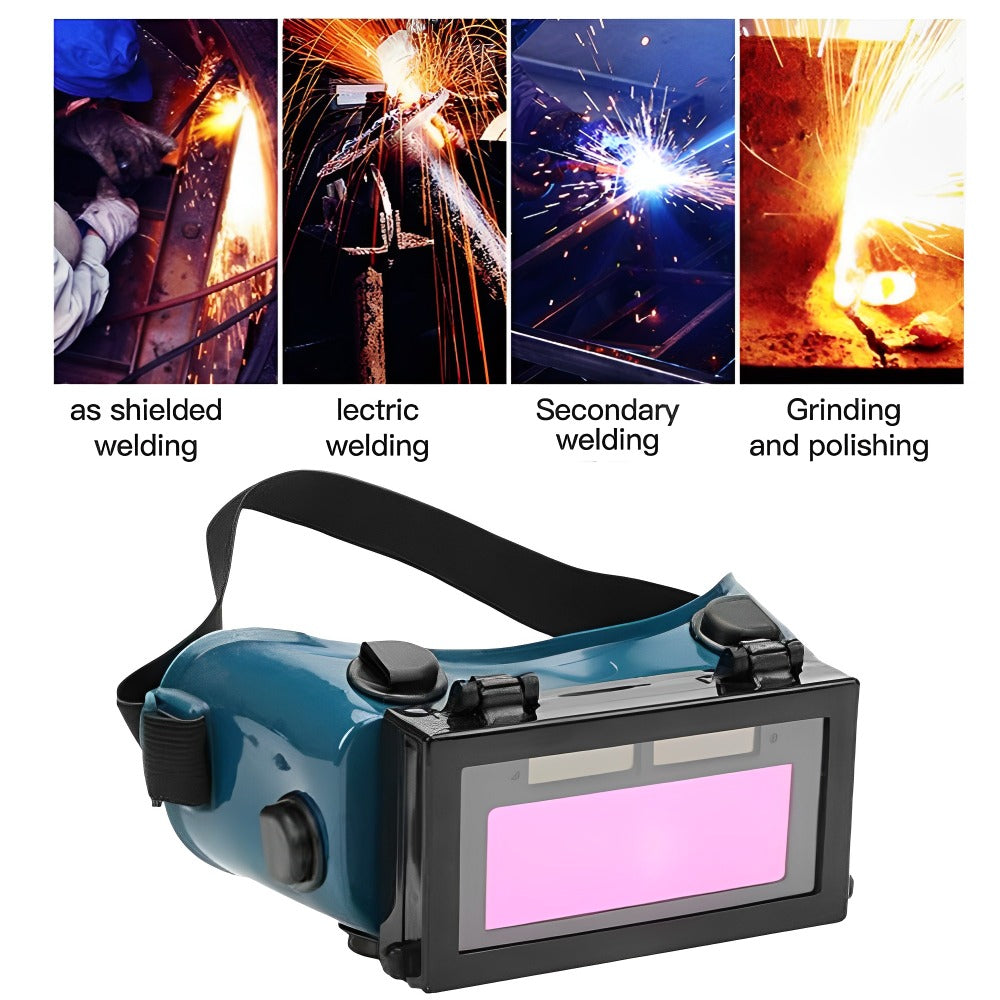 Solar Auto-Darkening Welding Goggles | DIN 9-13 | MIG TIG ARC | Dimming & True Colour Lens