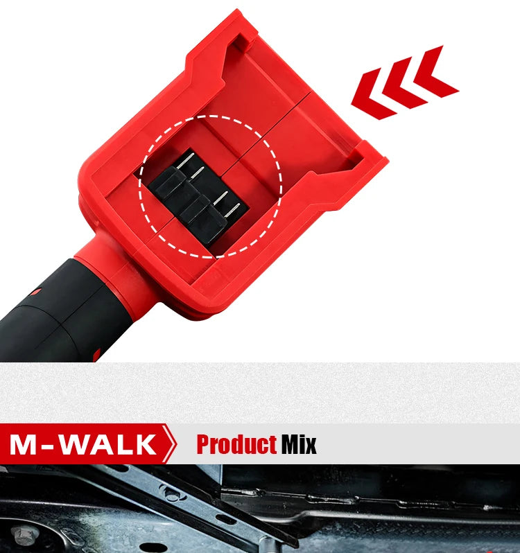 M-WALK 18V Cordless Brushless Ratchet Wrench – Right Angle, 80Nm, 1/2" & 3/8" Drive