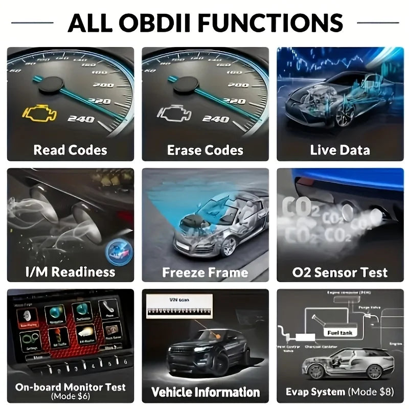 V519 OBD2 Scanner – USB-Powered Automotive Diagnostic Tool with Real-Time Data & Fault Code Reader