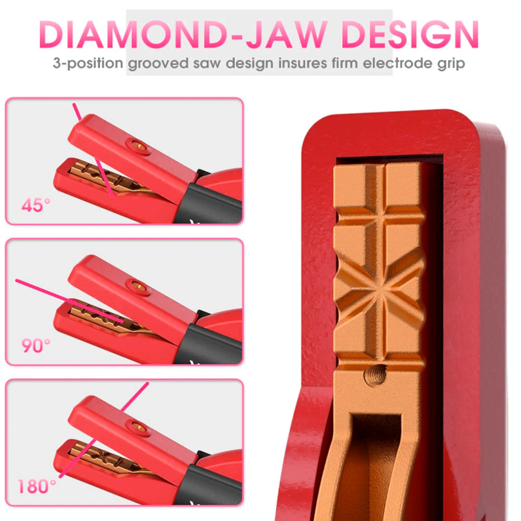 300A Pure Copper Welding Clamp - Industrial Grade