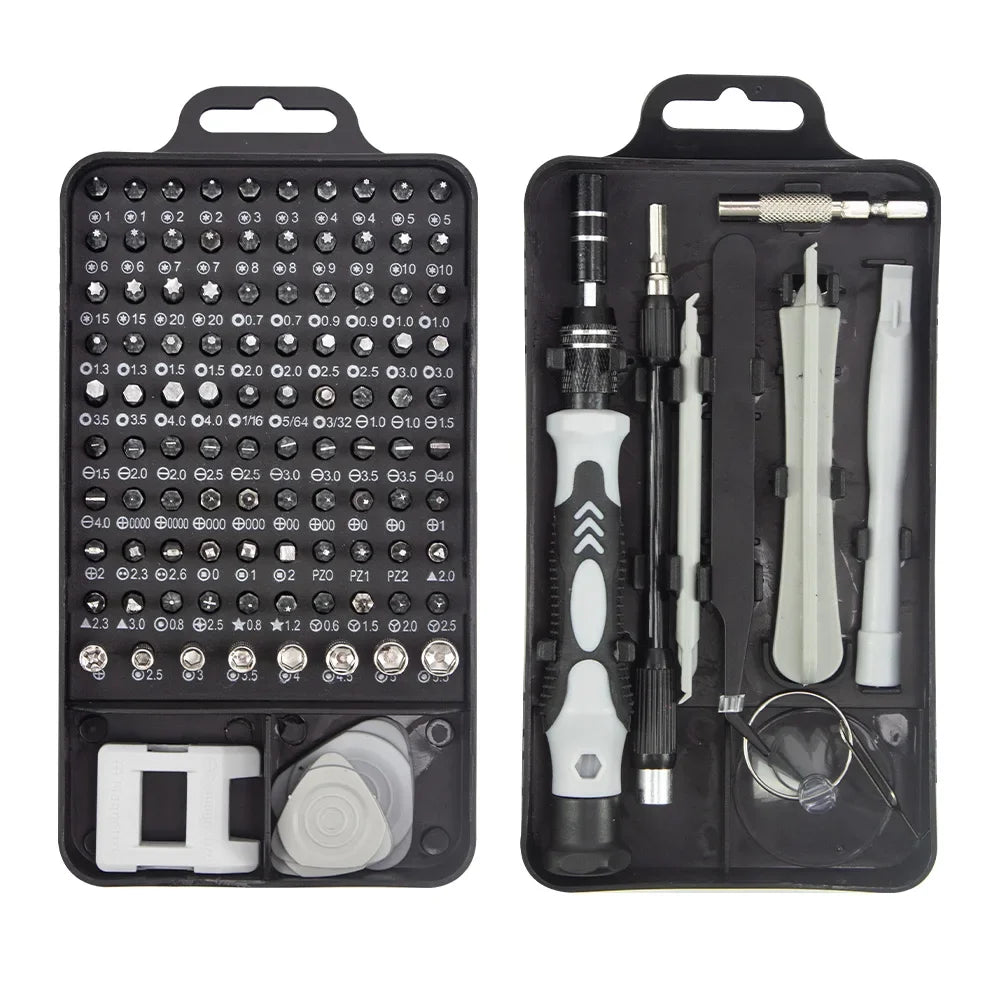 115-in-1 Precision Screwdriver Set | 98 Magnetic Bits | Phone, Laptop & Electronics Repair Kit