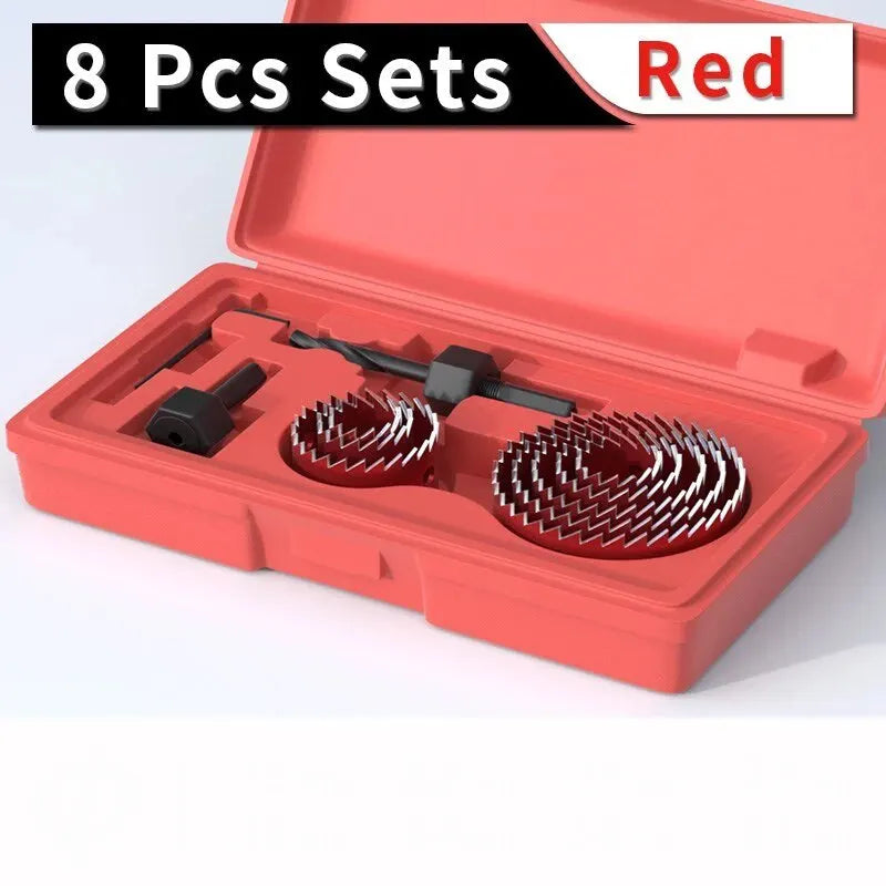 11pc Carbon Steel Hole Saw Set 19–64mm with Case
