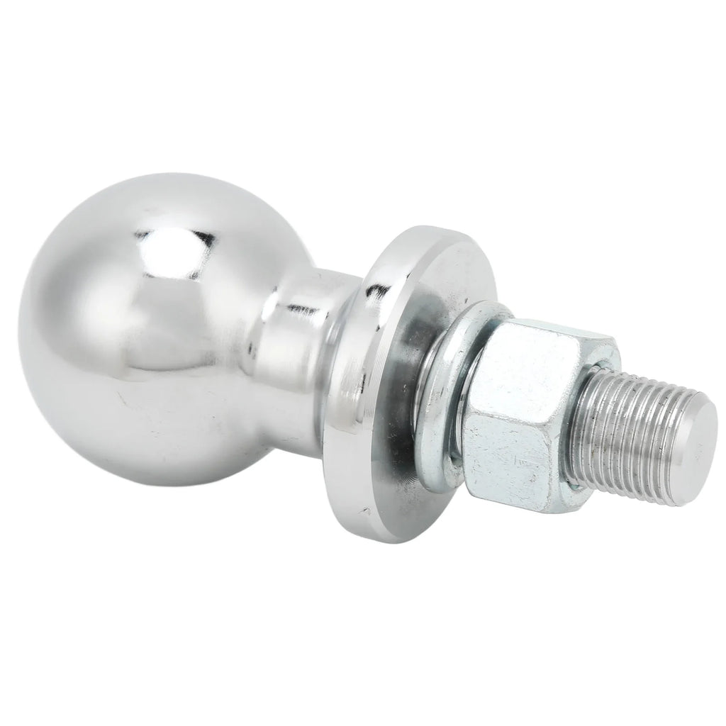 2" Trailer Hitch Ball – 3/4" x 1-3/4" Shank, 3500LB Rated, Chrome Plated Steel