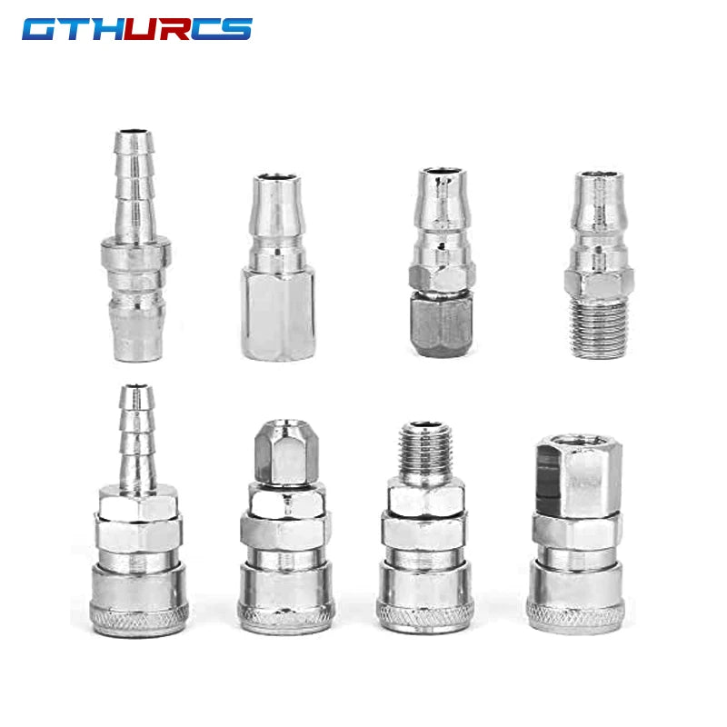 Pneumatic C-Type Quick Release Coupling – Air Compressor Hose Connector (SP/PP/SM/PM/SH/PH/SF/PF)