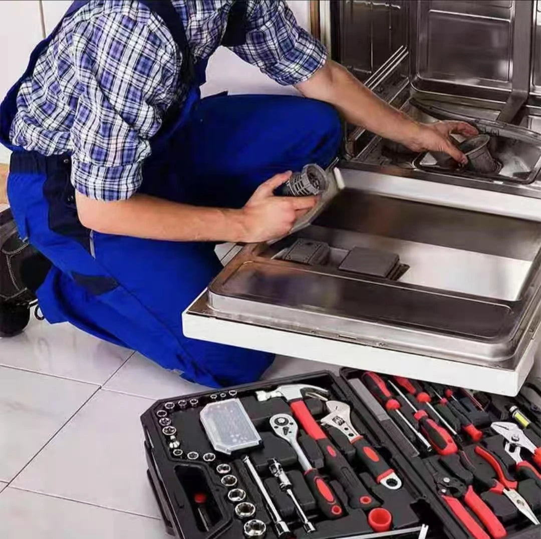 Multi-Function Household & Auto Repair Tool Kit – Complete Set with Carry Case
