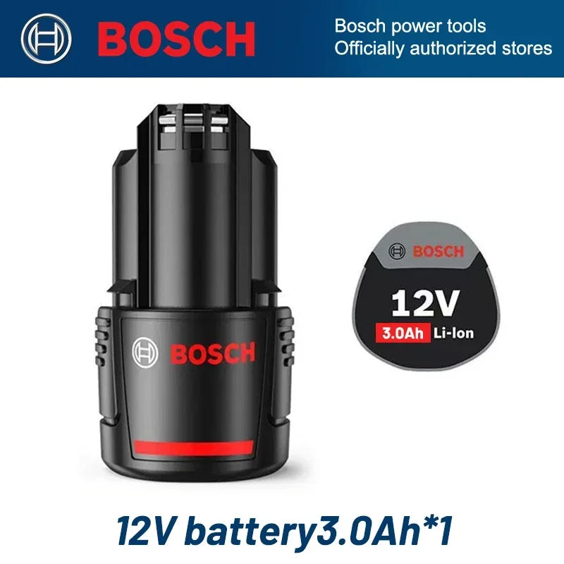 Bosch 12V Compatible Battery 3.0Ah – BAT411 BAT412 BAT413 Lithium-Ion with Optional Charger