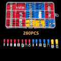 Insulated Wire Connector Kit – Assorted Crimp Terminals & Spade Connectors, 102–480pc