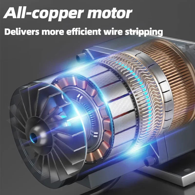 Electric Wire Stripper Machine | 60W 5-Channel Automatic Cable Stripping | 1-22mm