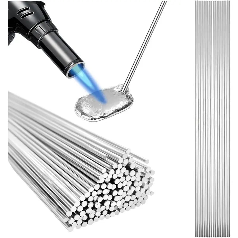 Aluminum Brazing Rods 50PCS - Low Melt Flux-Core