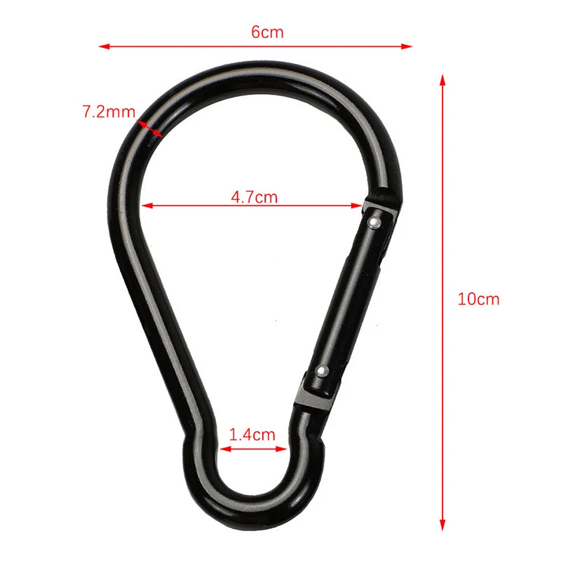 304 Stainless Steel Spring Snap Carabiner Hook