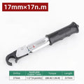 High-Precision Ratchet Torque Wrench Set – Open Type, Air Conditioning & Spark Plug Repair (17–29mm)