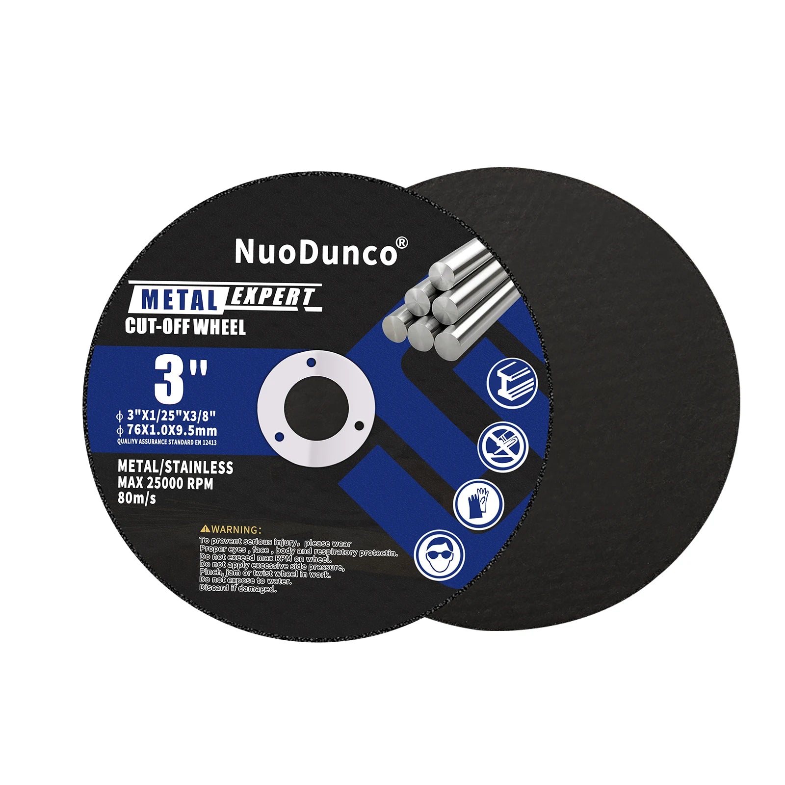 SI FANG 75mm Resin Cutting Discs – 1mm Ultra-Thin Metal Cut-Off Wheels for Angle Grinder (2-100 Pack)