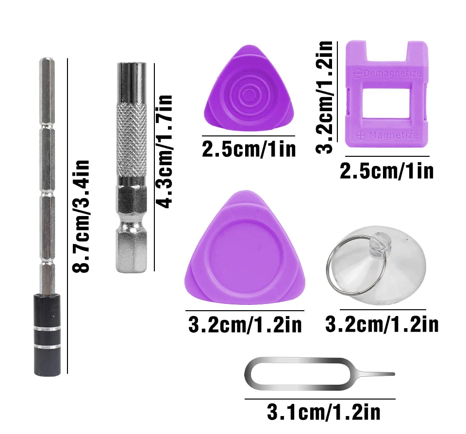 115-in-1 Precision Screwdriver Set | 98 Magnetic Bits | Phone, Laptop & Electronics Repair Kit