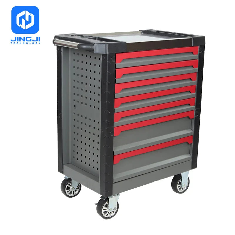 Professional Rolling Mechanic Tool Cart – Storage Cabinet with Drawers & Trolley