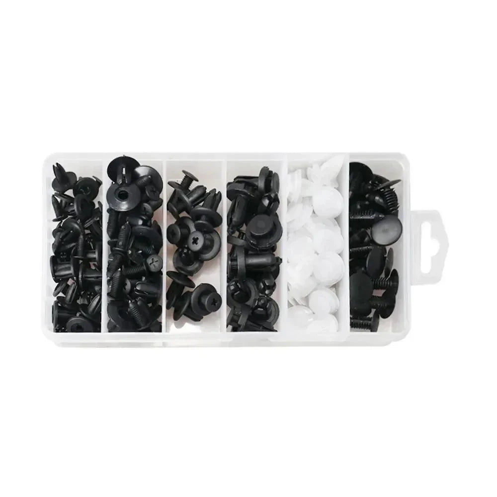 Car Fastener Clip Kit – Push Retainer Pins & Rivets (100 to 925 pcs)