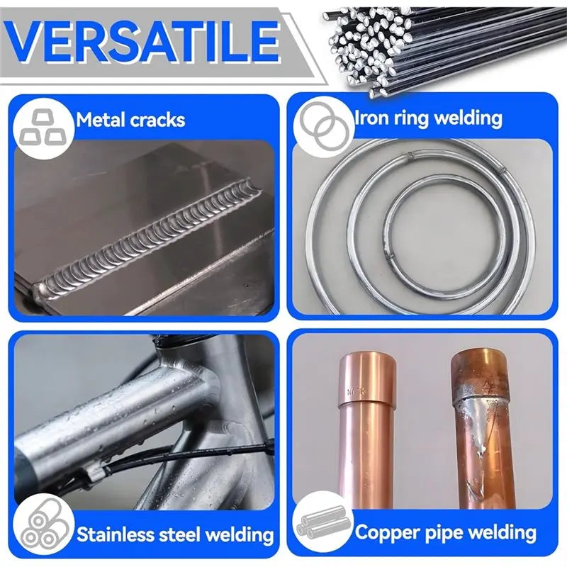 Aluminum Brazing Rods 50PCS - Low Melt Flux-Core