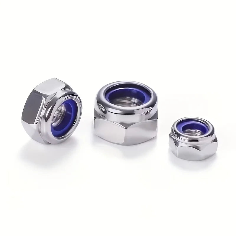 Hex Lock Nut Assortment M3–M10 – Galvanised Anti-Loosening Locknuts (40, 42, 200 or 220 Pack)