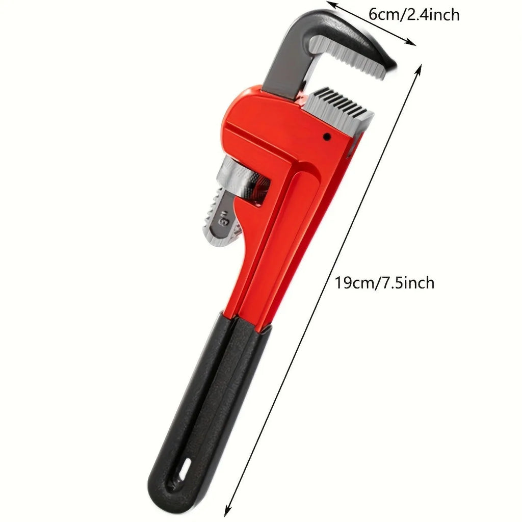 Heavy-Duty Adjustable Pipe Wrench – Heat Treated Steel, 8", 10" or 12"