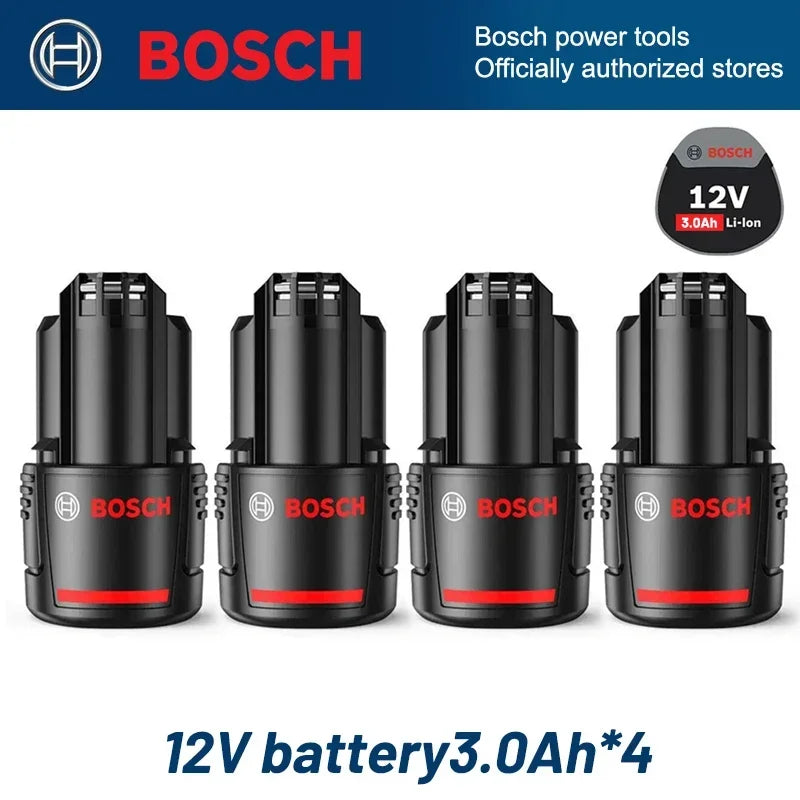 Bosch 12V Compatible Battery 3.0Ah – BAT411 BAT412 BAT413 Lithium-Ion with Optional Charger