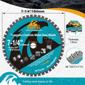Carbide FTG Alloy Saw Blade – 165/184/254/305/355mm for Stainless Steel, Timber & Sheet Metal