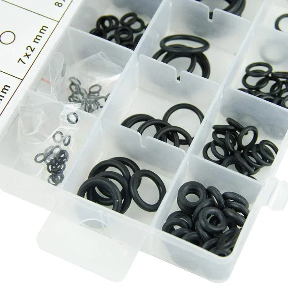 Nitrile Rubber O-Ring Assortment Kit – 32 Sizes (225pcs or 419pcs)