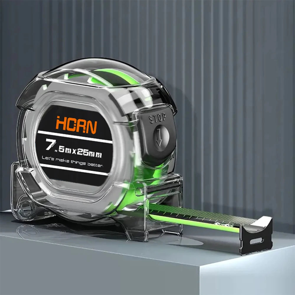 Professional Fluorescent Tape Measure - High-Visibility Measuring Tool