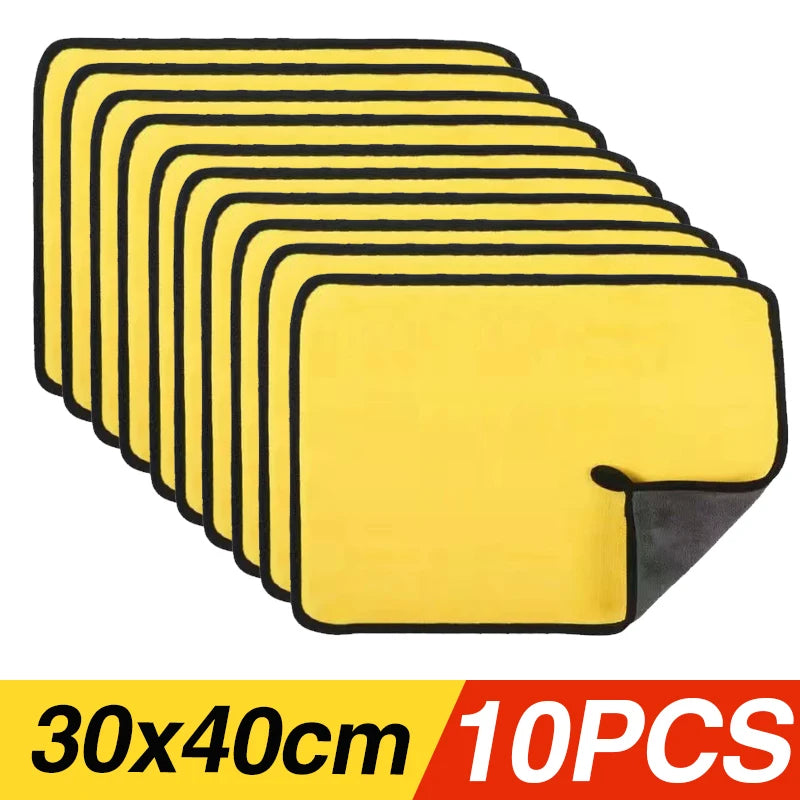 Microfibre Car Wash Towels | Multi-Pack | 30x30, 30x40 & 30x60cm | Scratch-Free Cleaning Cloth