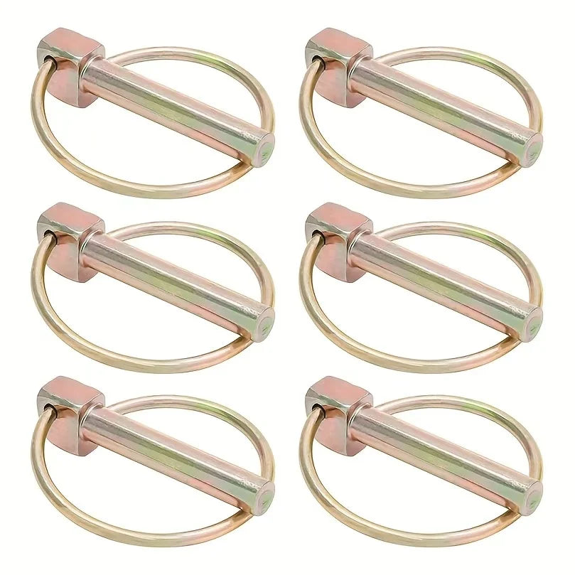 Quick-Release O-Pin Set – M6 / M8 Tractor Towing & Positioning Pins (6-Pack)