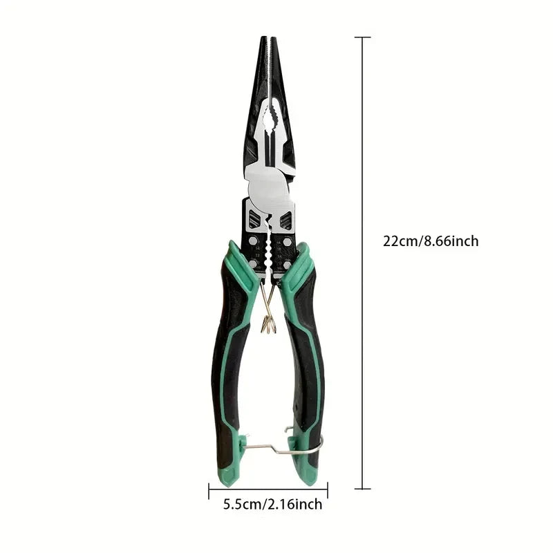 XMSJ Heavy Duty Wire Cutters & Pliers – Diagonal, Needle-Nose & Combination, Singles or 3-Piece Set