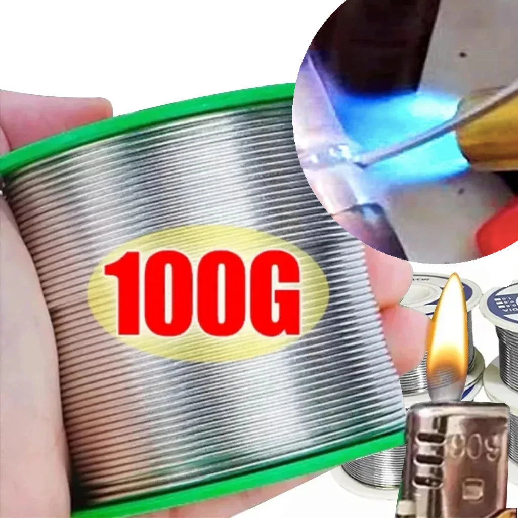Flux-Cored Solder Wire - 1.0mm Tin Alloy | 20g, 50g, 100g