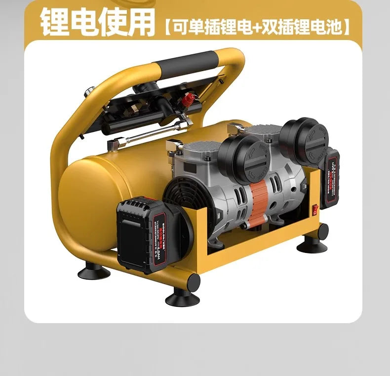 Cordless Lithium Battery Air Compressor | 9L Portable High-Pressure Pump