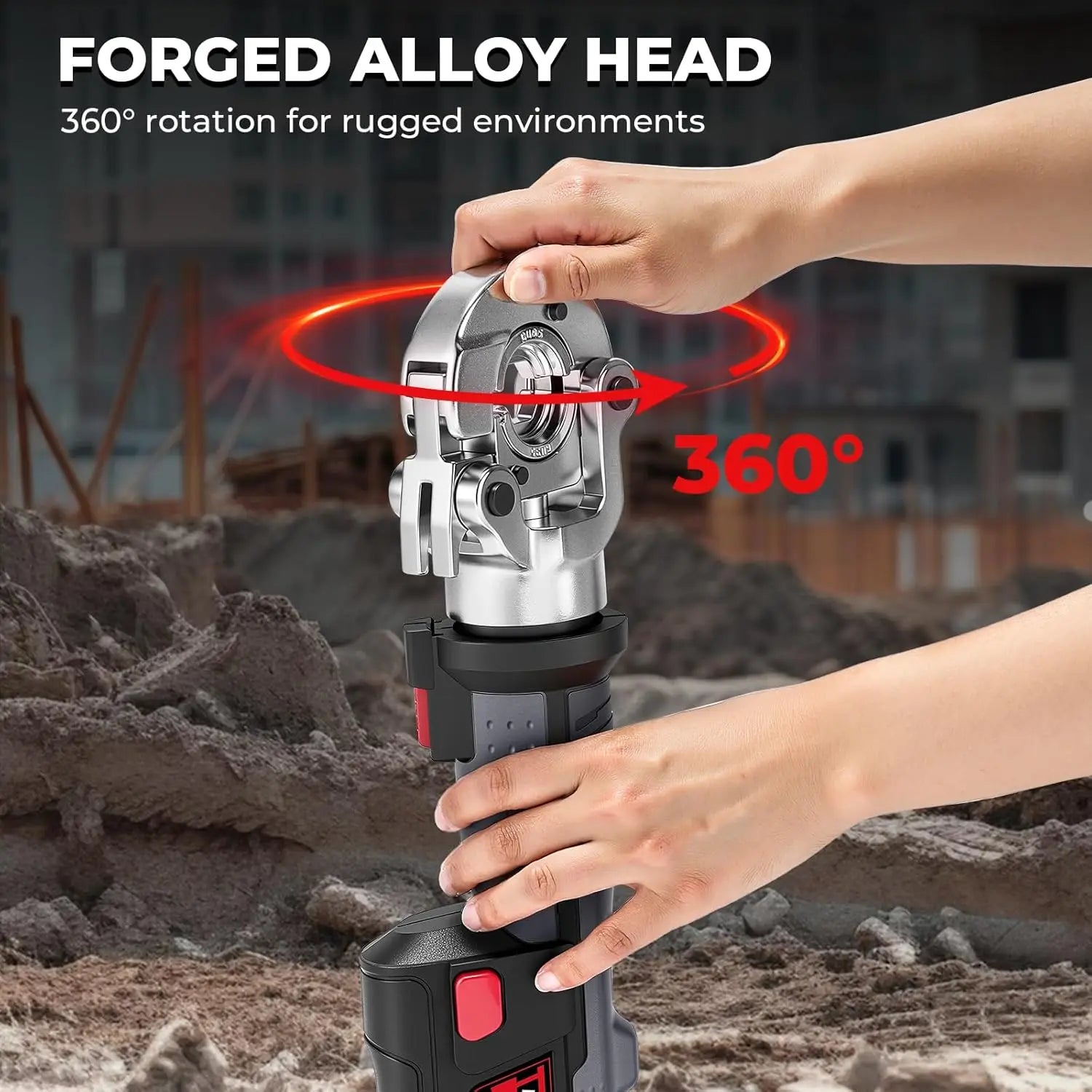 Electric Hydraulic Crimping Tool Kit | 12 Dies | 6T & 12T Models | 6AWG–800MCM