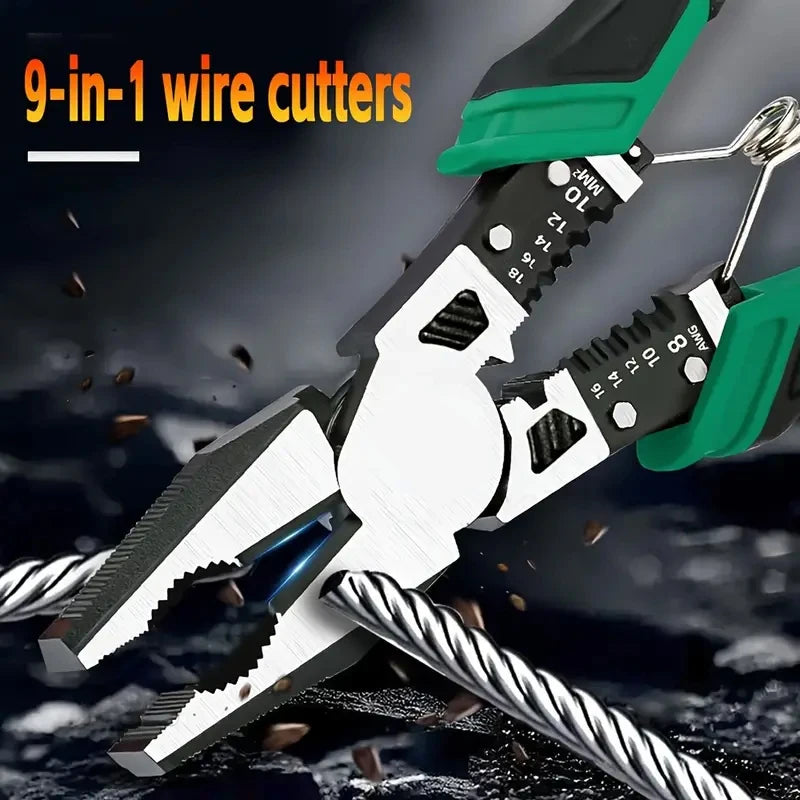 XMSJ Heavy Duty Wire Cutters & Pliers – Diagonal, Needle-Nose & Combination, Singles or 3-Piece Set