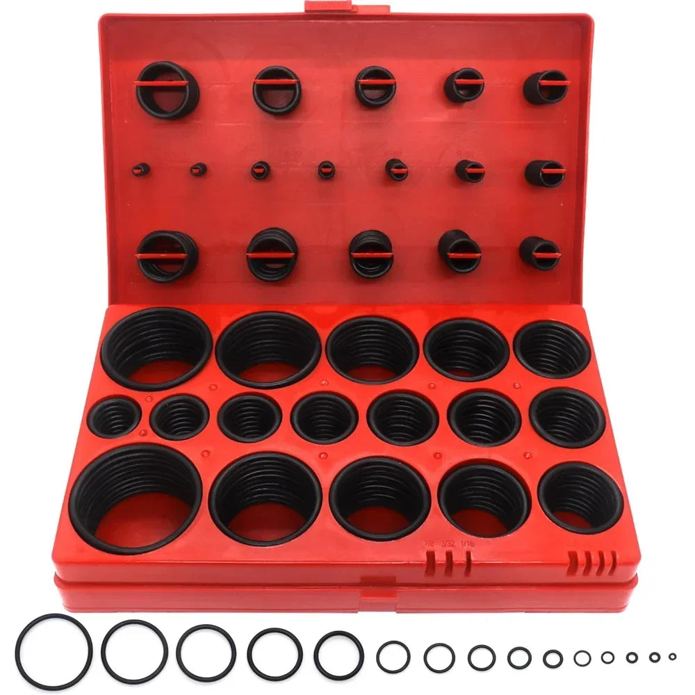 Nitrile Rubber O-Ring Assortment Kit – 32 Sizes (225pcs or 419pcs)