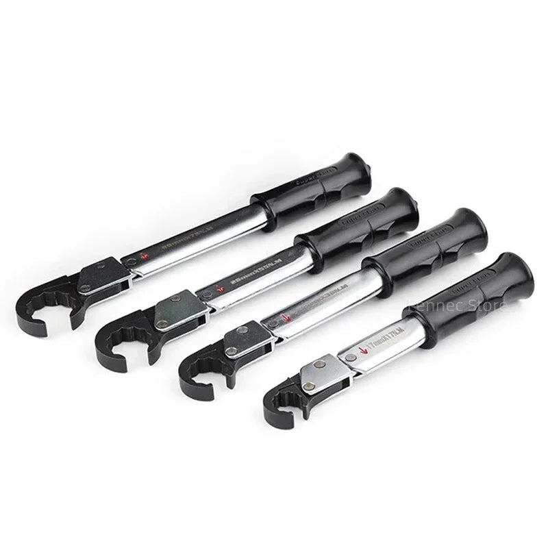 High-Precision Ratchet Torque Wrench Set – Open Type, Air Conditioning & Spark Plug Repair (17–29mm)