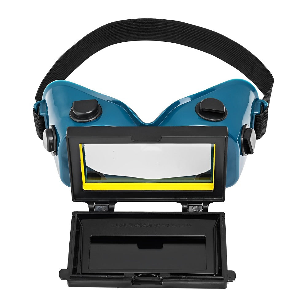 Solar Auto-Darkening Welding Goggles | DIN 9-13 | MIG TIG ARC | Dimming & True Colour Lens