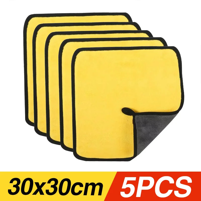 Microfibre Car Wash Towels | Multi-Pack | 30x30, 30x40 & 30x60cm | Scratch-Free Cleaning Cloth