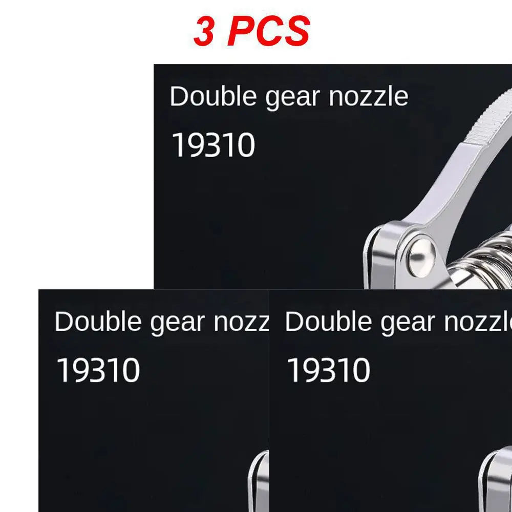 Double Handle High-Pressure Grease Gun Coupler – Self-Locking Universal Nozzle 1/8 NPT