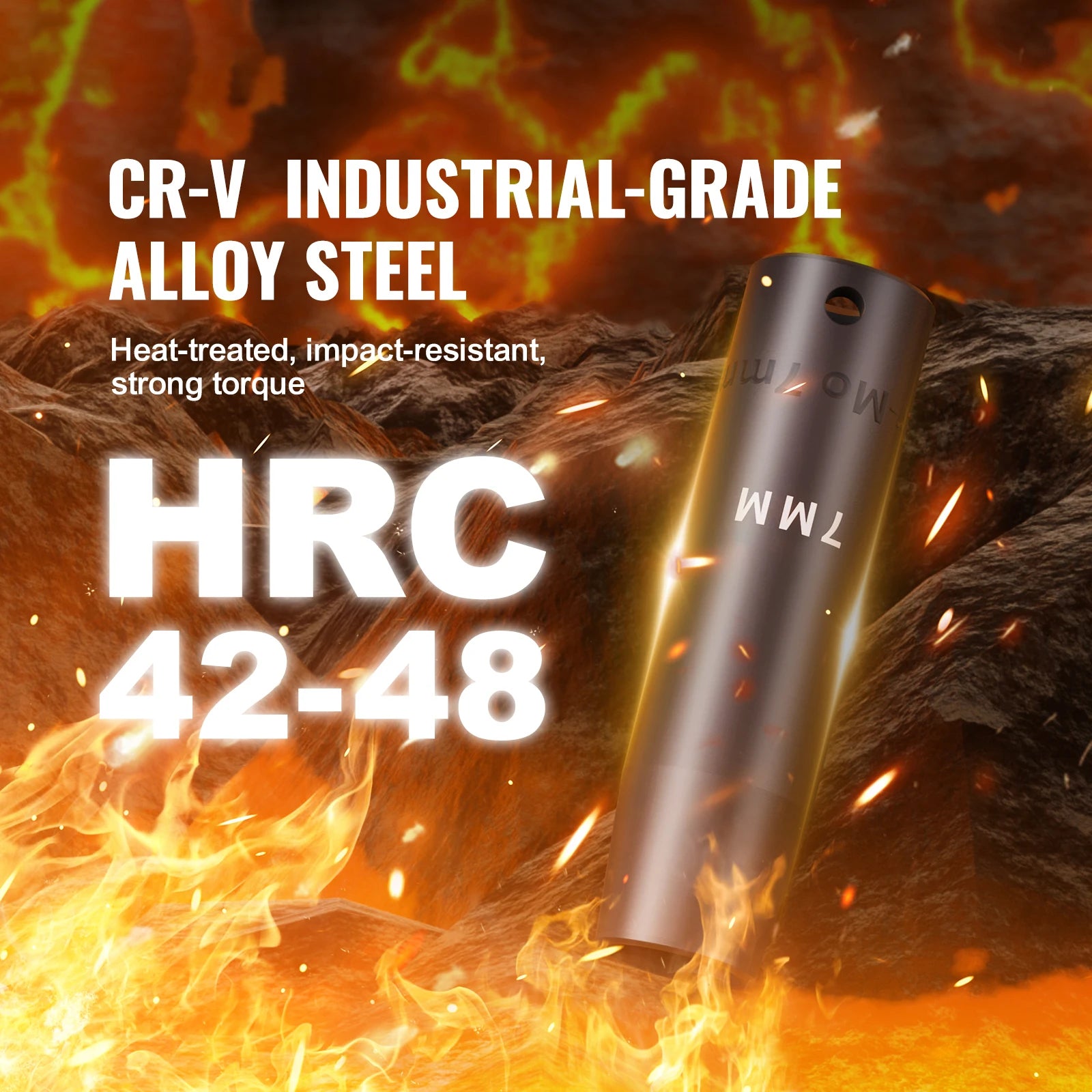 SucceBuy 65-Piece 1/2" Drive Impact Socket Set | Cr-V Steel | HRC 42-48 | Metric & Imperial